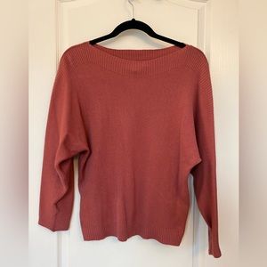 Rose pink Size M long sleeve sweater